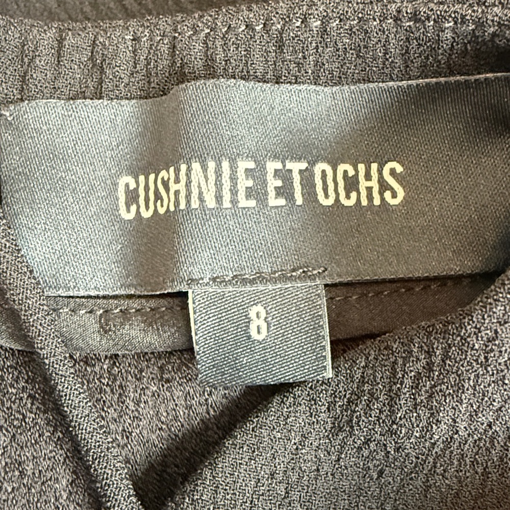 Cushnie Et Ochs Claudia Black Lace-Up Open-Back
Halter Jumpsuit Size 8 - Picture 10 of 11